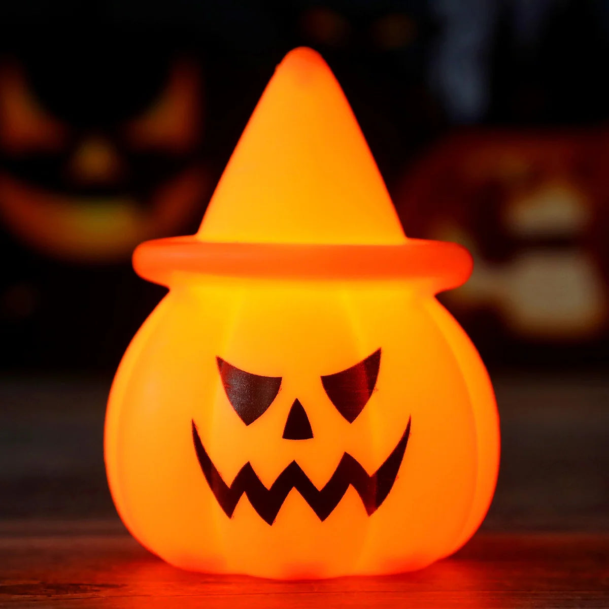 Pumpkin Light Jack-O-Lantern Gentle LED Portable