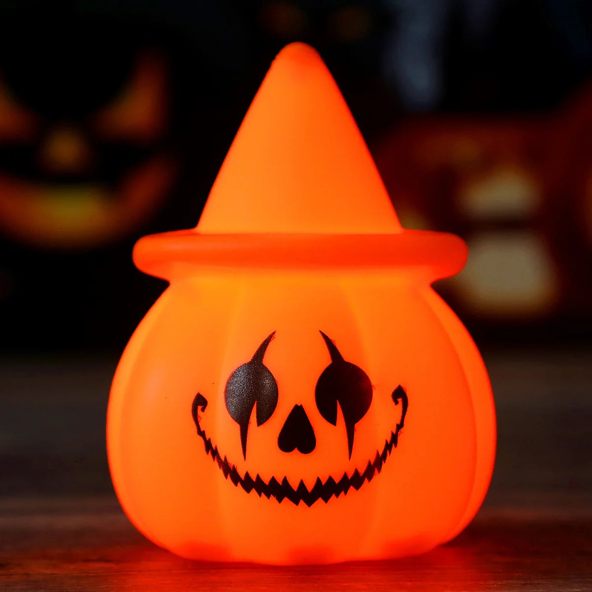 Pumpkin Light Jack-O-Lantern Gentle LED Portable