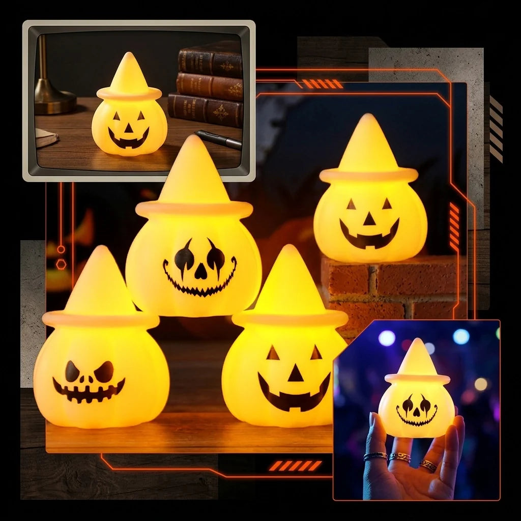 Pumpkin Light Jack-O'-Lantern Soft LED