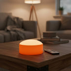 Pumpkin Lights Battery-Operated Flickering Candle Remote & Timer