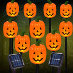 Pumpkin Stake Lights Solar Warm White LED