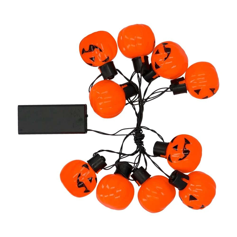Pumpkin String Lights Battery-Operated LED