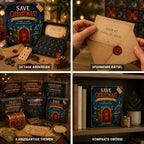 Puzzle Advent Calendar 24 Daily Escape Room Puzzles 6 Themes