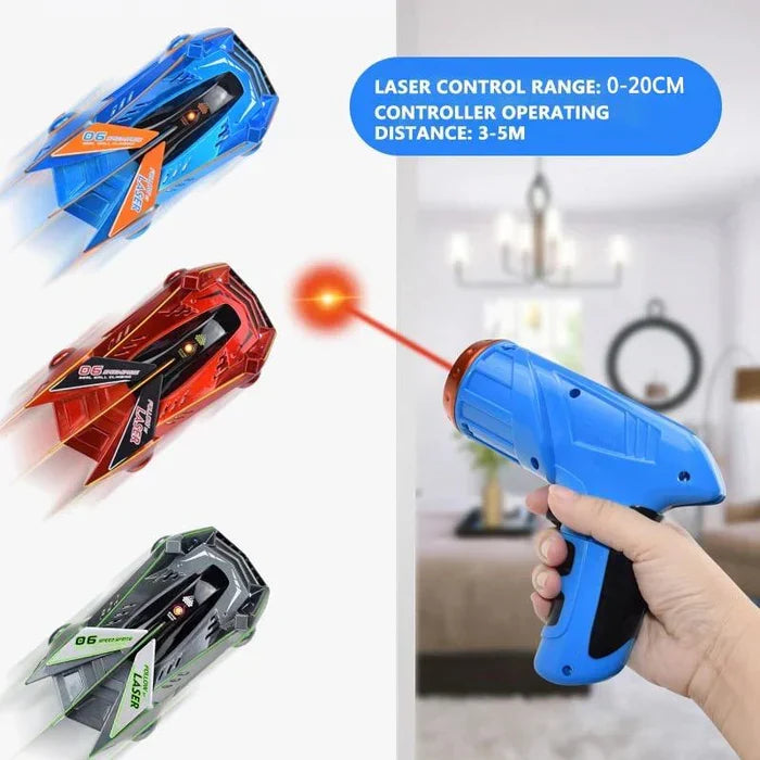 RC Car Wall-Climbing Rechargeable Laser Pointer LED Lights