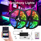 RGB LED Strip Lights 5m App & Remote