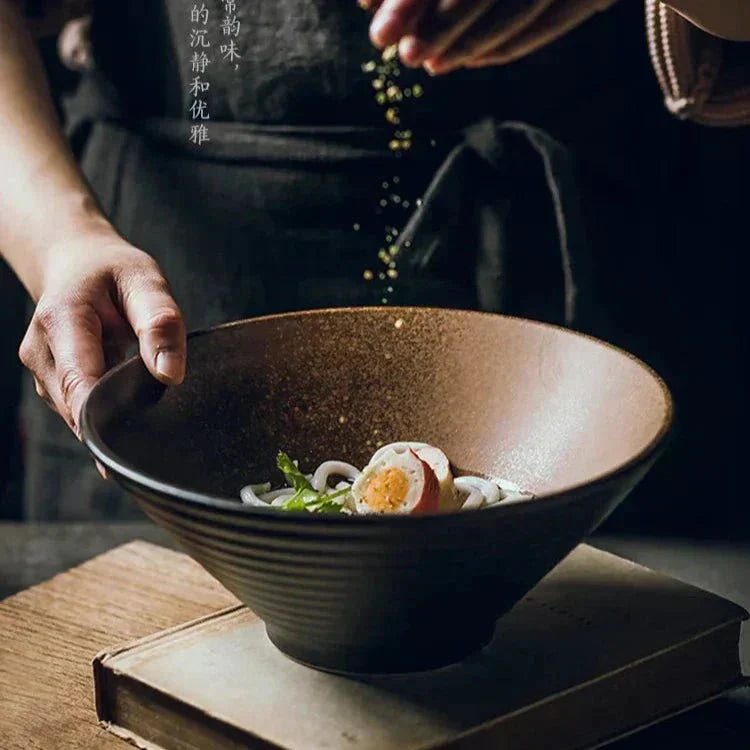 Ramen Bowl Extra-Deep Handcrafted Ceramic