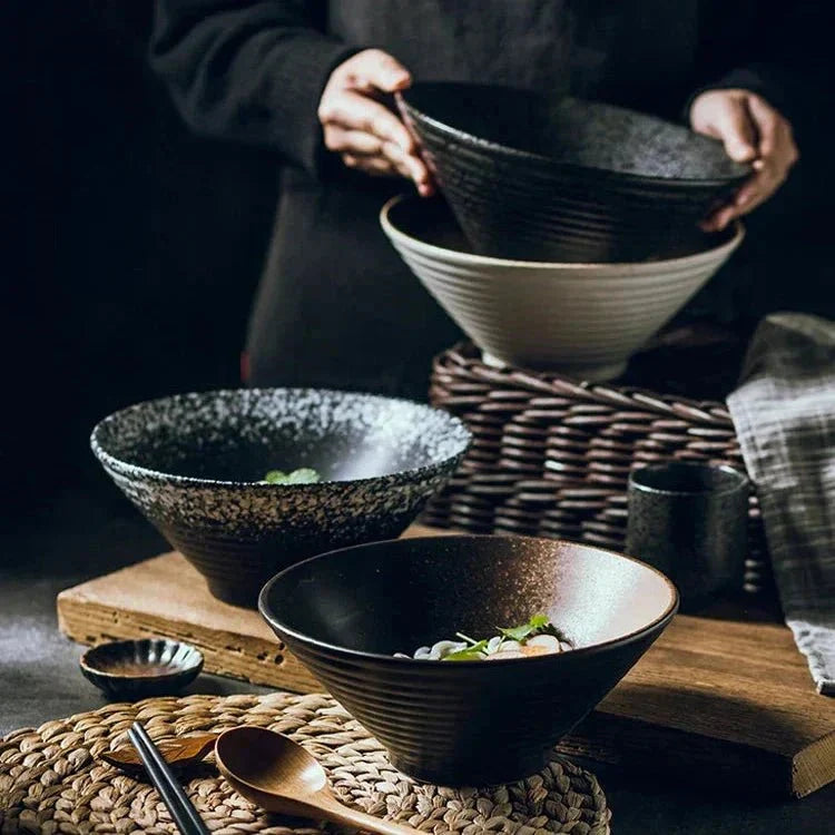 Ramen Bowl Extra-Deep Handcrafted Ceramic