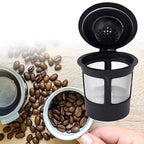 Refillable Coffee Capsules Stainless Steel Micro Hole Three Pack