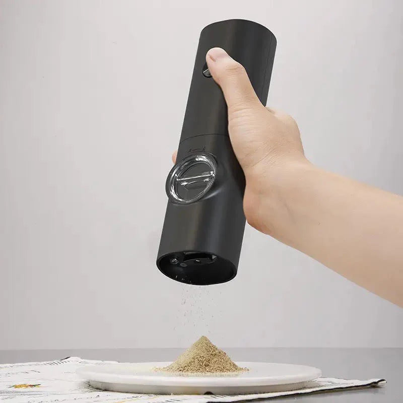 Salt & Pepper Grinder Set USB Rechargeable Adjustable Coarseness