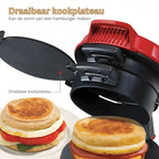 Sandwich Maker Non-Stick Plates & Auto Temp Control