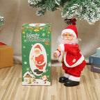 Santa Figure Fabric-Trimmed Gift Detail