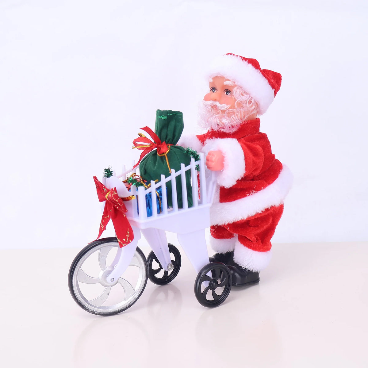 Santa Figurine Detailed Design Durable Tabletop Decor