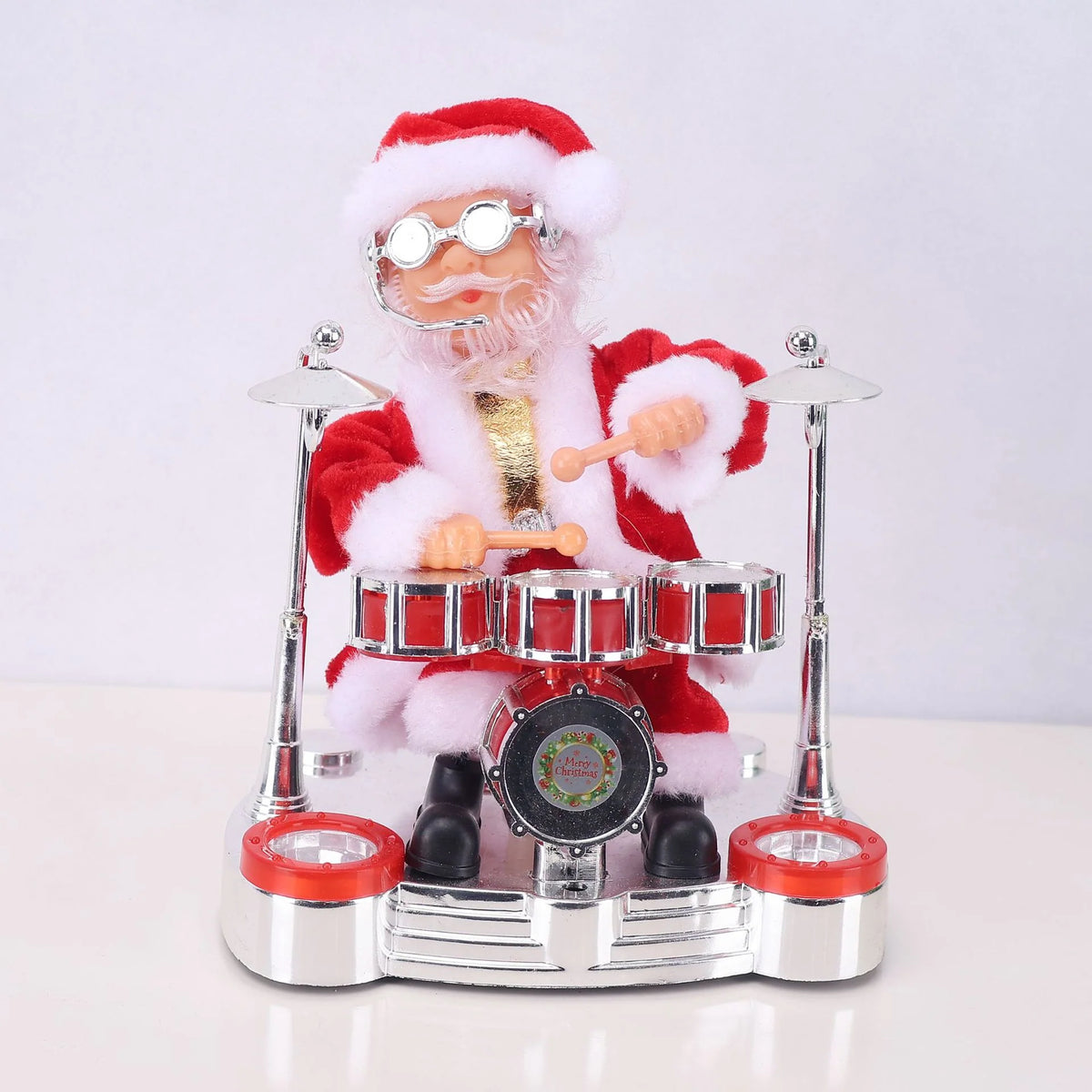 Santa Figurine Detailed Design Durable Tabletop Decor