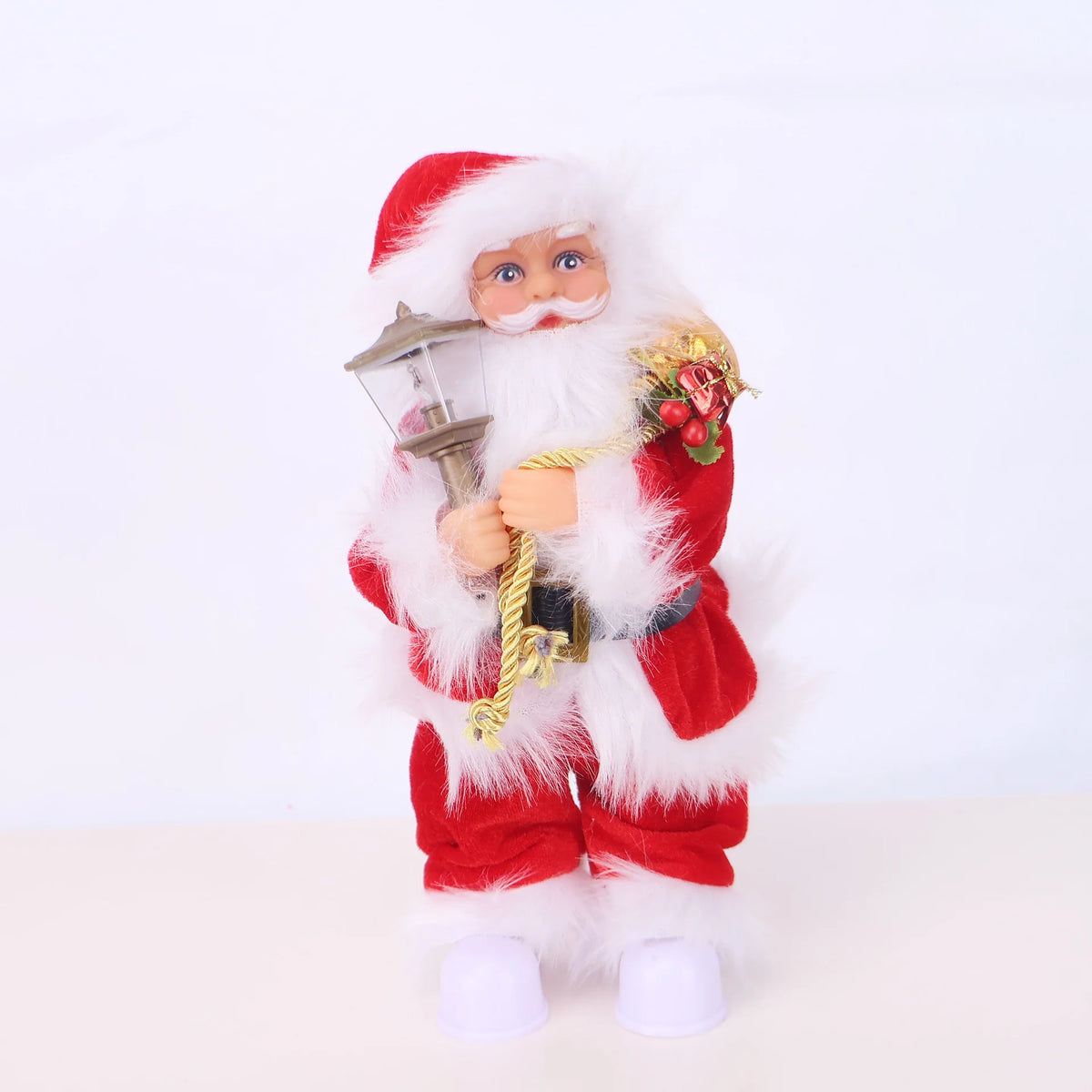 Santa Figurine Detailed Design Durable Tabletop Decor