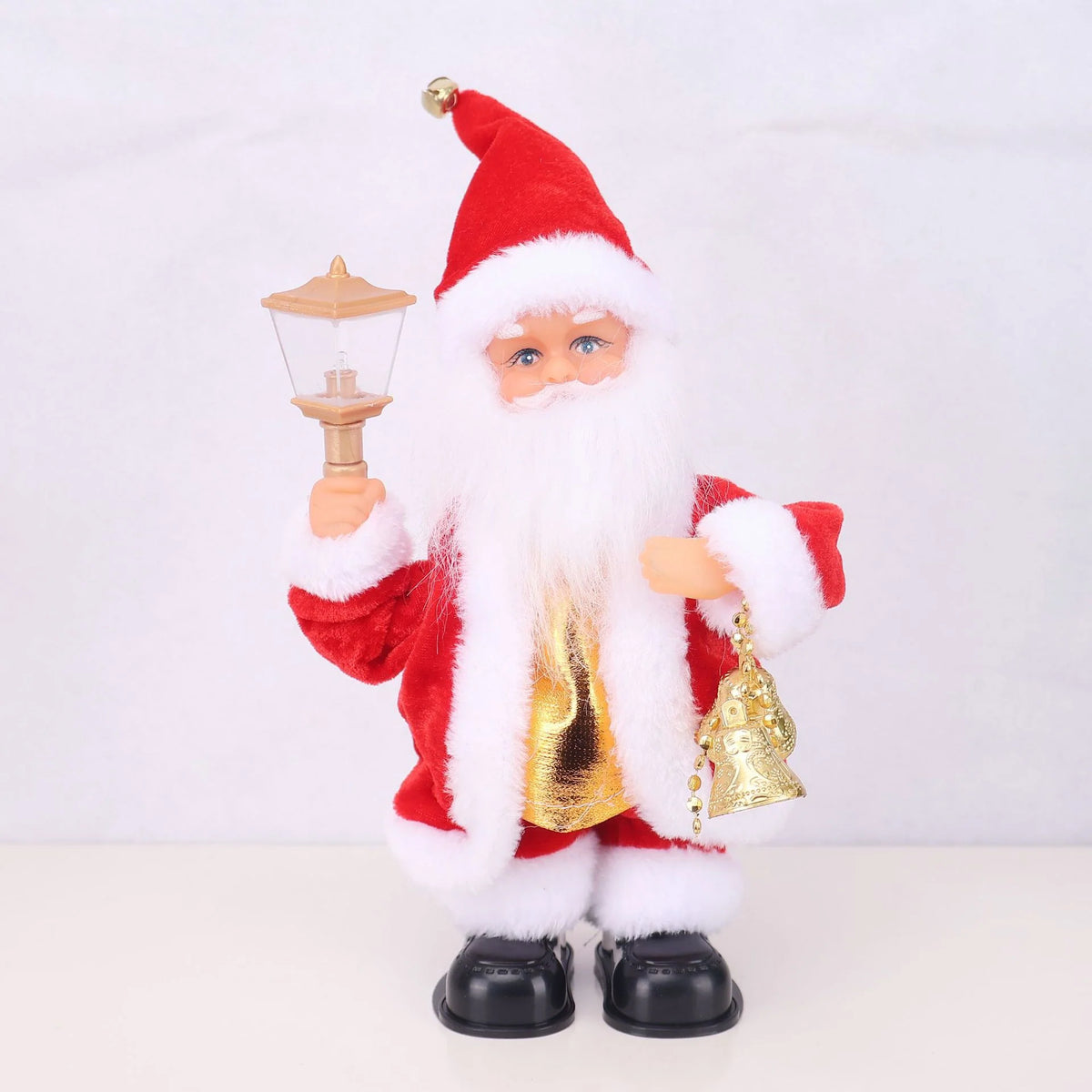 Santa Figurine Detailed Design Durable Tabletop Decor