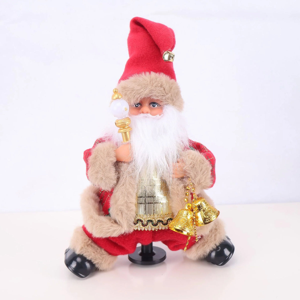 Santa Figurine Detailed Design Durable Tabletop Decor