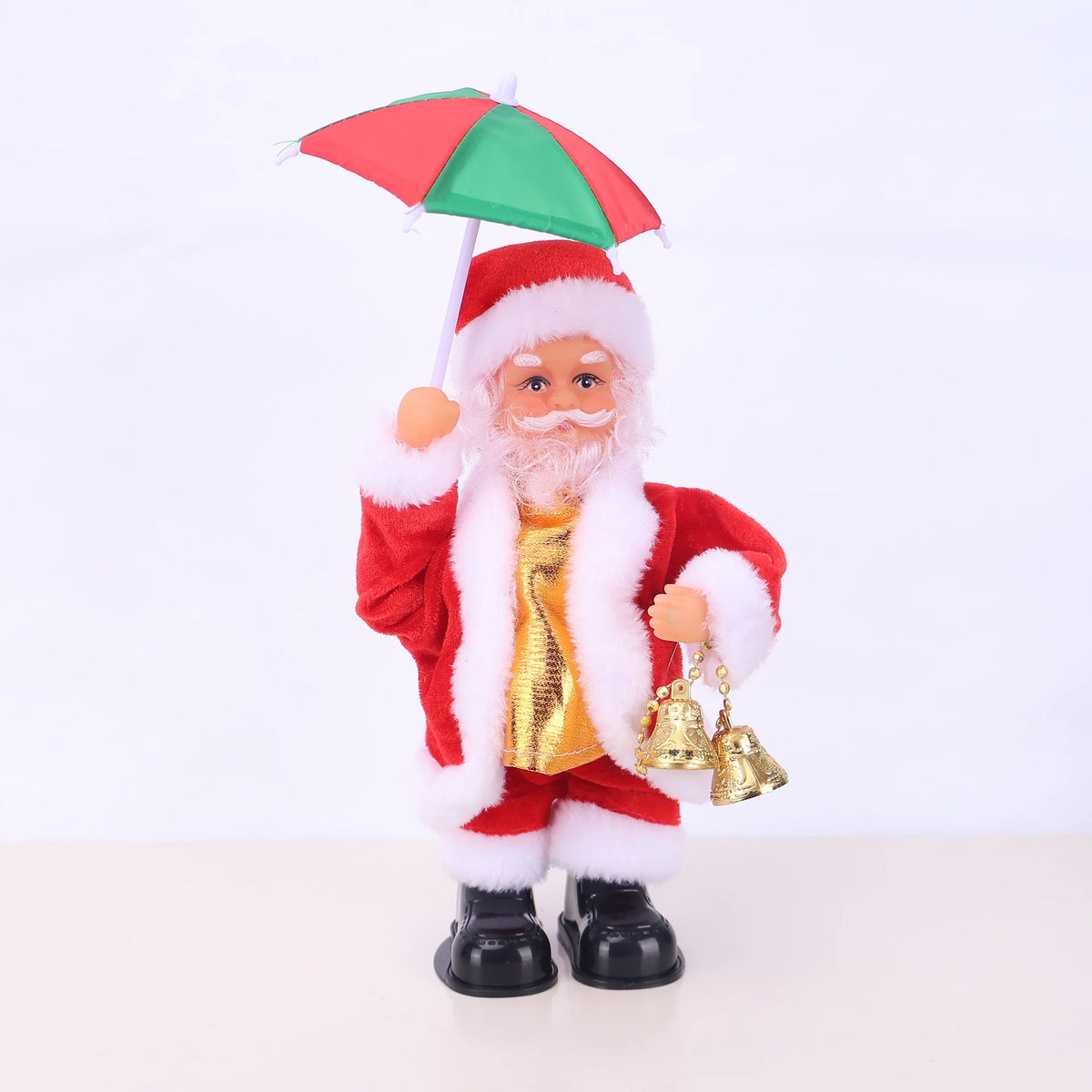Santa Figurine Detailed Design Durable Tabletop Decor