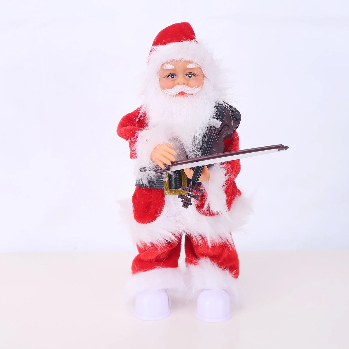 Santa Figurine Detailed Design Durable Tabletop Decor