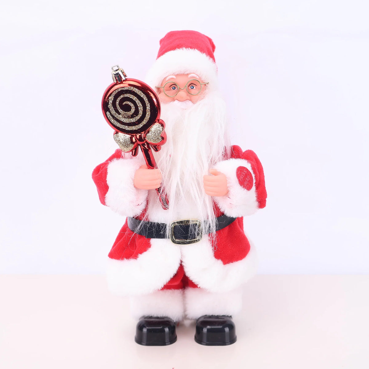 Santa Figurine Detailed Design Durable Tabletop Decor