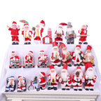 Santa Figurine Detailed Design Durable Tabletop Decor