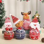 Santa Figurine Handcrafted Fabric Tabletop Decor
