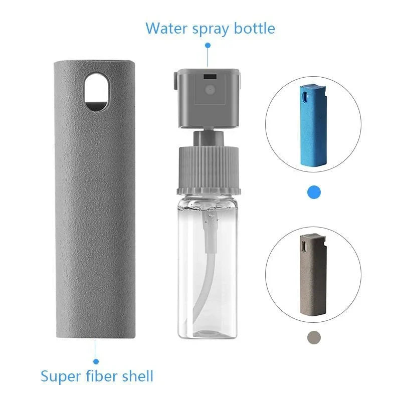 Screen Cleaner Portable Spray & Microfiber Pad