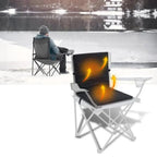 Seat Cushion Ergonomic Backrest USB-Powered Foldable