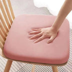 Seat Cushion Shape-Retaining Foam Non-Slip Base Removable Cover