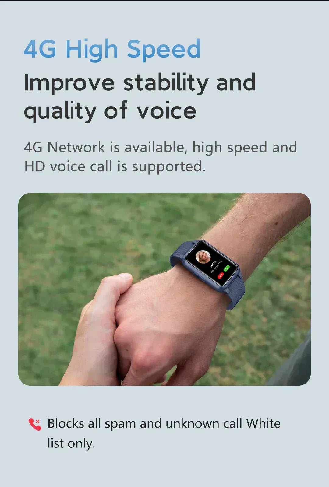 Senior Smartwatch Automatic Fall Detection GPS & SOS Alerts