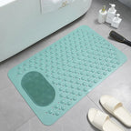 Shower Mat Non-Slip Built-In Scrubber & Suction Cups