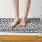 Shower Mat Textured Surface Antibacterial Grip Backing