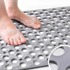Shower Mat Textured Surface Antibacterial Grip Backing
