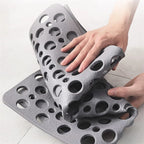 Shower Mat Textured Surface Antibacterial Grip Backing