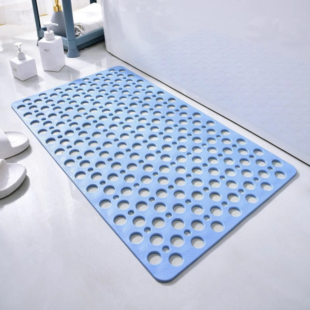Shower Mat Textured Surface Antibacterial Grip Backing