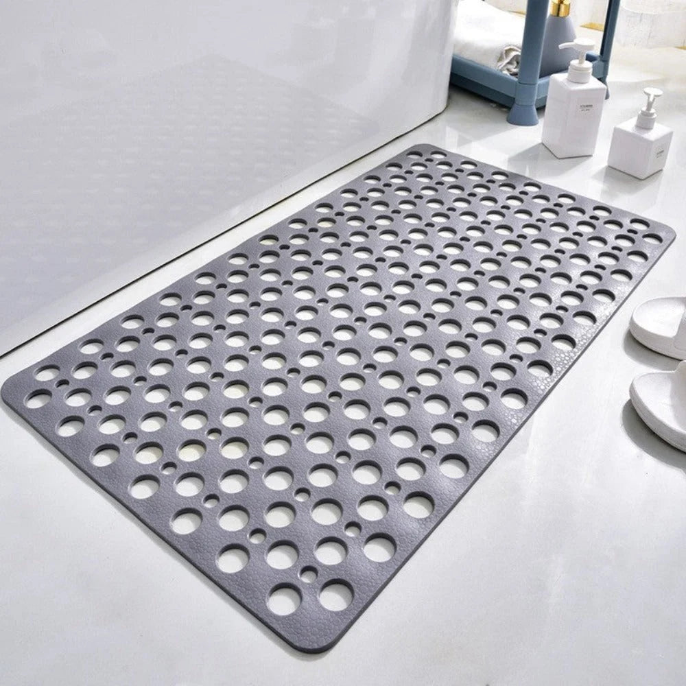 Shower Mat Textured Surface Antibacterial Grip Backing