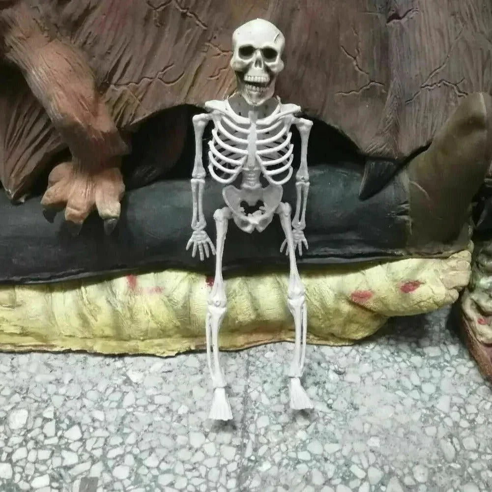 Skeleton Decoration Poseable Hinged Joints ABS Plastic 16 Inch