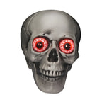 Skull Decoration Crackling Red LED Eyes Plug-In