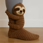 Slipper Socks Animal Design Fleece Non-Slip Grip Soles