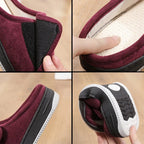 Slippers Extra Wide Adjustable Velcro Cushioned Insole