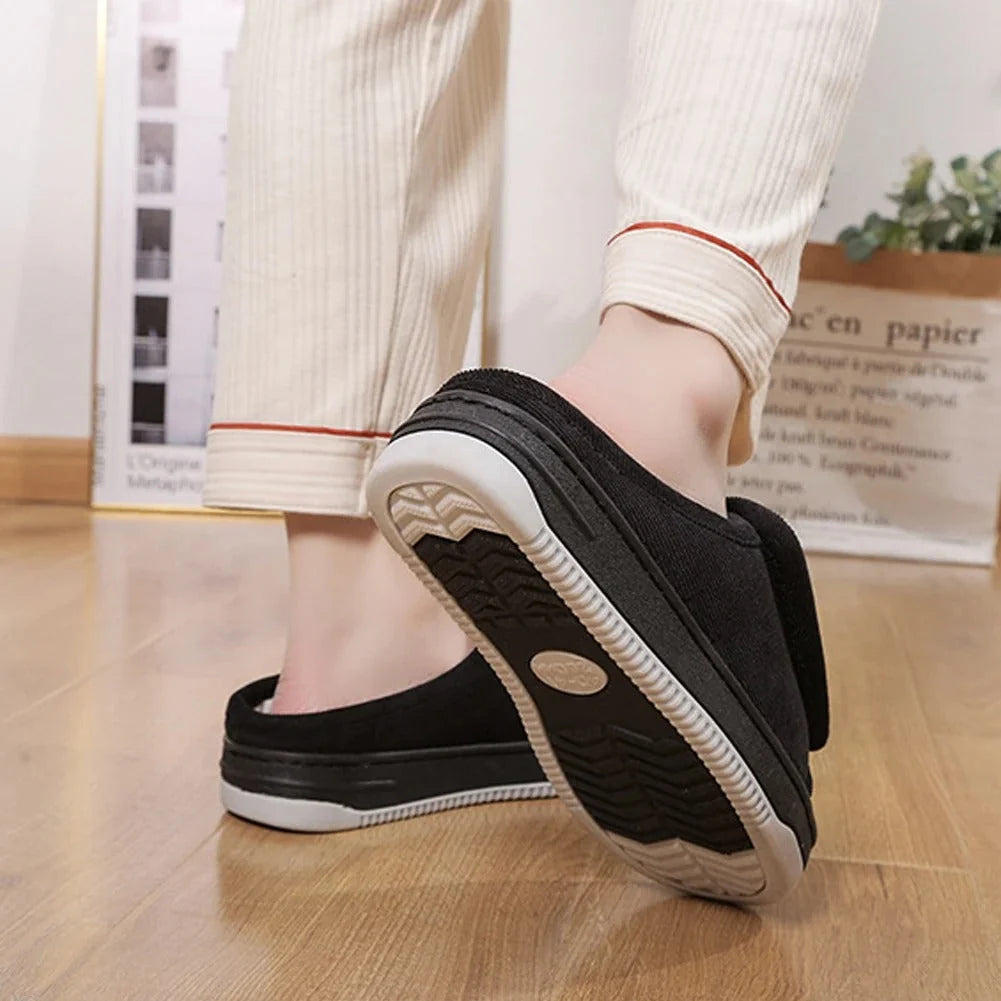 Slippers Extra Wide Adjustable Velcro Cushioned Insole
