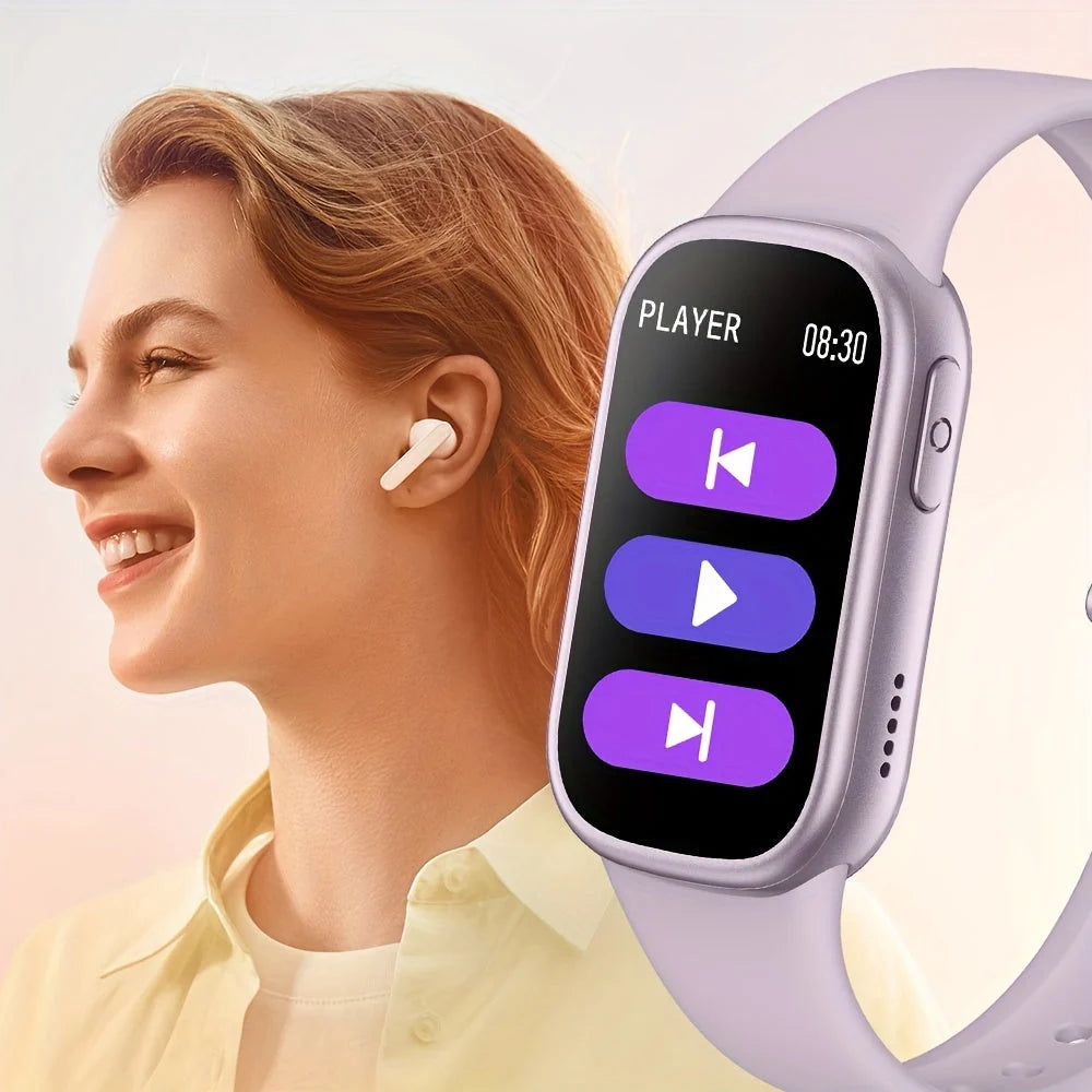 Smart Watch Waterproof 7-Day Battery Soft Silicone Strap