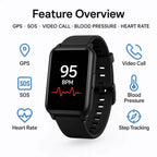 Smartwatch Fall Detection & SOS GPS Tracking