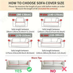 Sofa Cover Non-Slip Jacquard Machine Washable