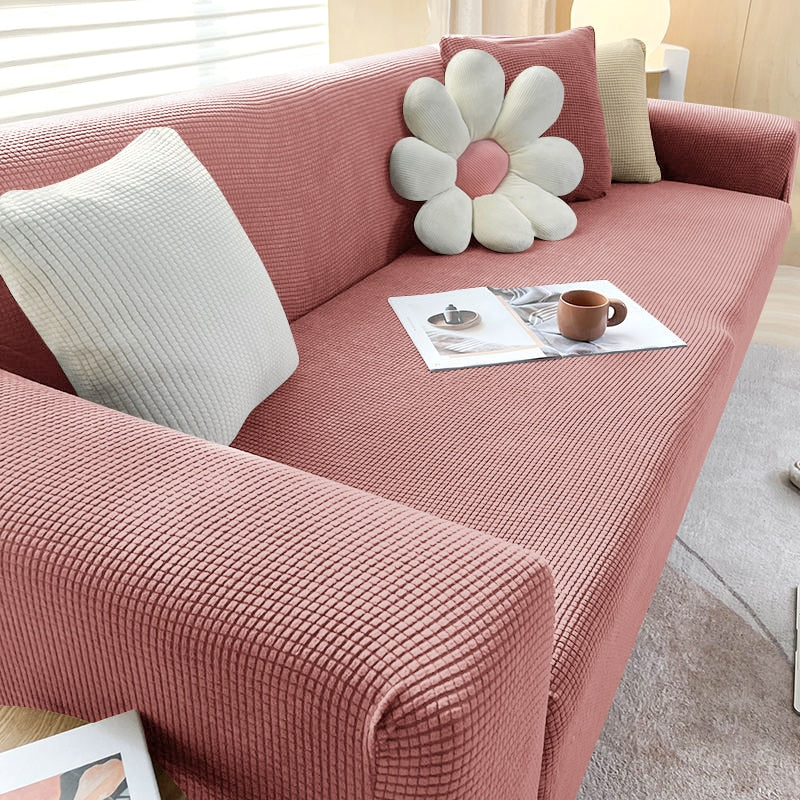 Sofa Cover Stretch Fit Textured Non-Slip Machine Washable
