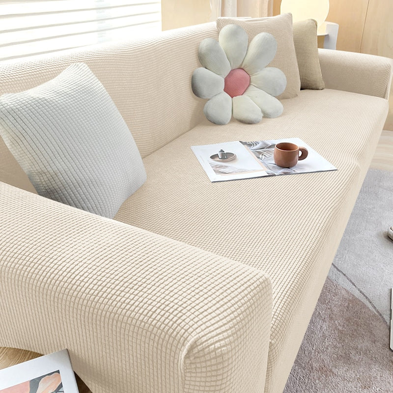 Sofa Cover Stretch Fit Textured Non-Slip Machine Washable