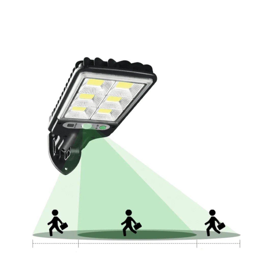 Solar LED Floodlight Motion-Activated Waterproof Outdoor Light