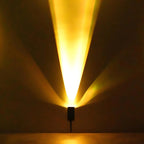 Solar Spotlight Adjustable Zoom IP65 Weatherproof Ground Stake