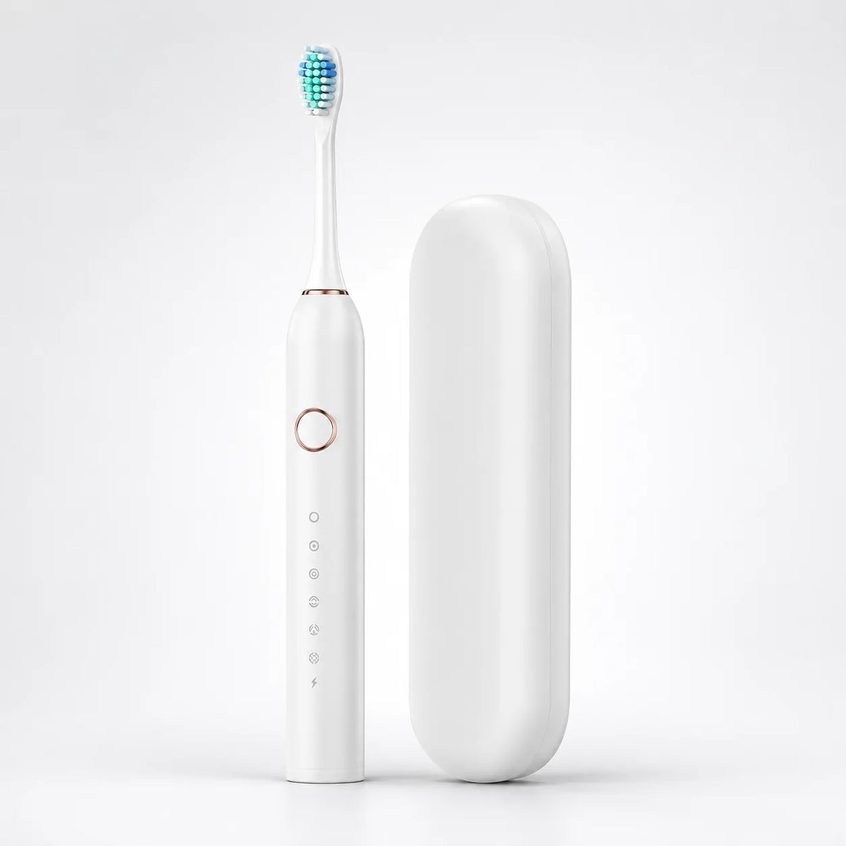 Sonic Electric Toothbrush Rechargeable Two-Minute Timer & Brush Heads