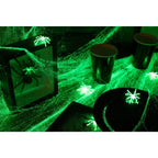 Spider Web Decoration Glow-In-The-Dark Stretchable Net