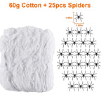 Spider Web Decoration Glow-In-The-Dark & Weather-Resistant